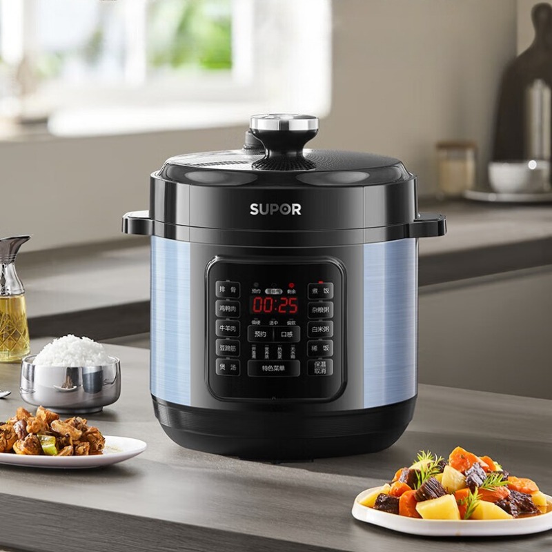 二重内釜付き電気圧力鍋 家庭用多機能全自動スマート炊飯器