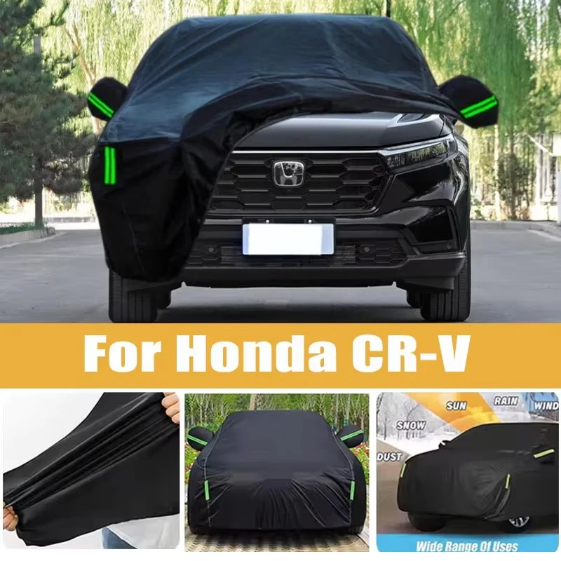 For Honda CR-V Full Car Cover Four Seasons Universal Outdoor Sun Anti UV Rain Snow Dust Protection Oxford Cloth Car Accessories