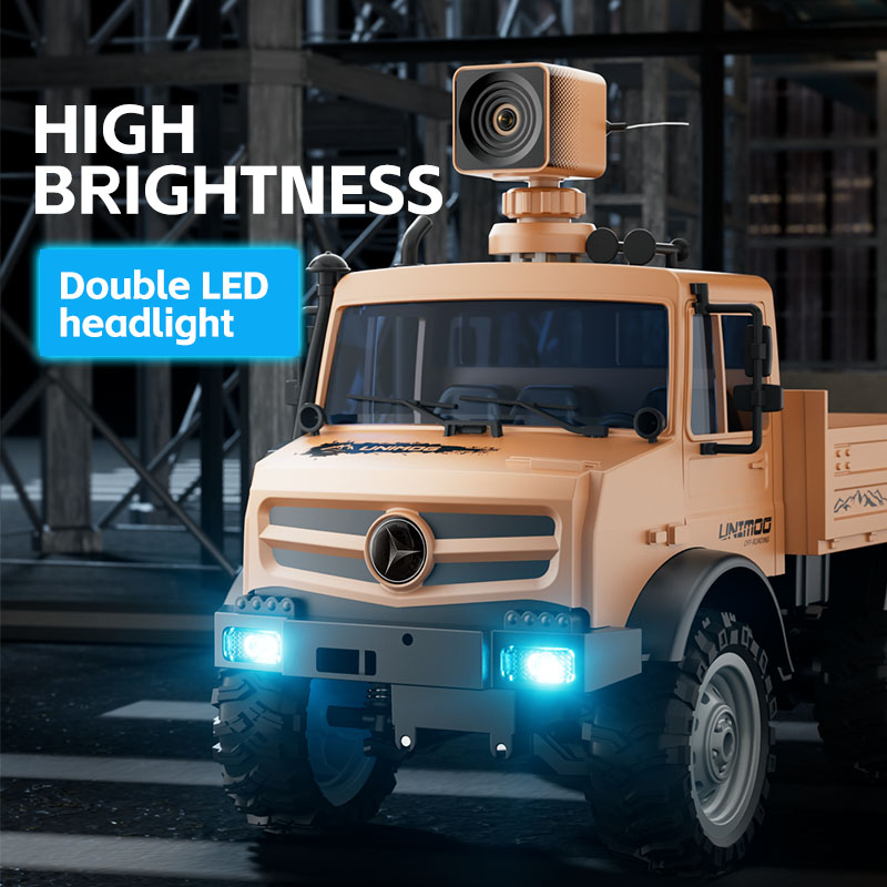 1:16 2.4 グラム RC オフロードトラック 4WD リモートコントロールクライミングカー LED ライト付き充電式電気玩具車両キッズギフト