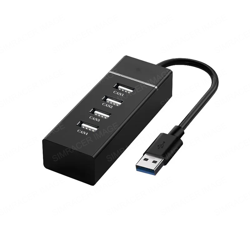 PC Simracing ゲーム SIMAGIC ベース USB エクステンダー プラグアンドプレイ スプリッター拡張 多機能 1 ～ 4 レーシング アクセサリー