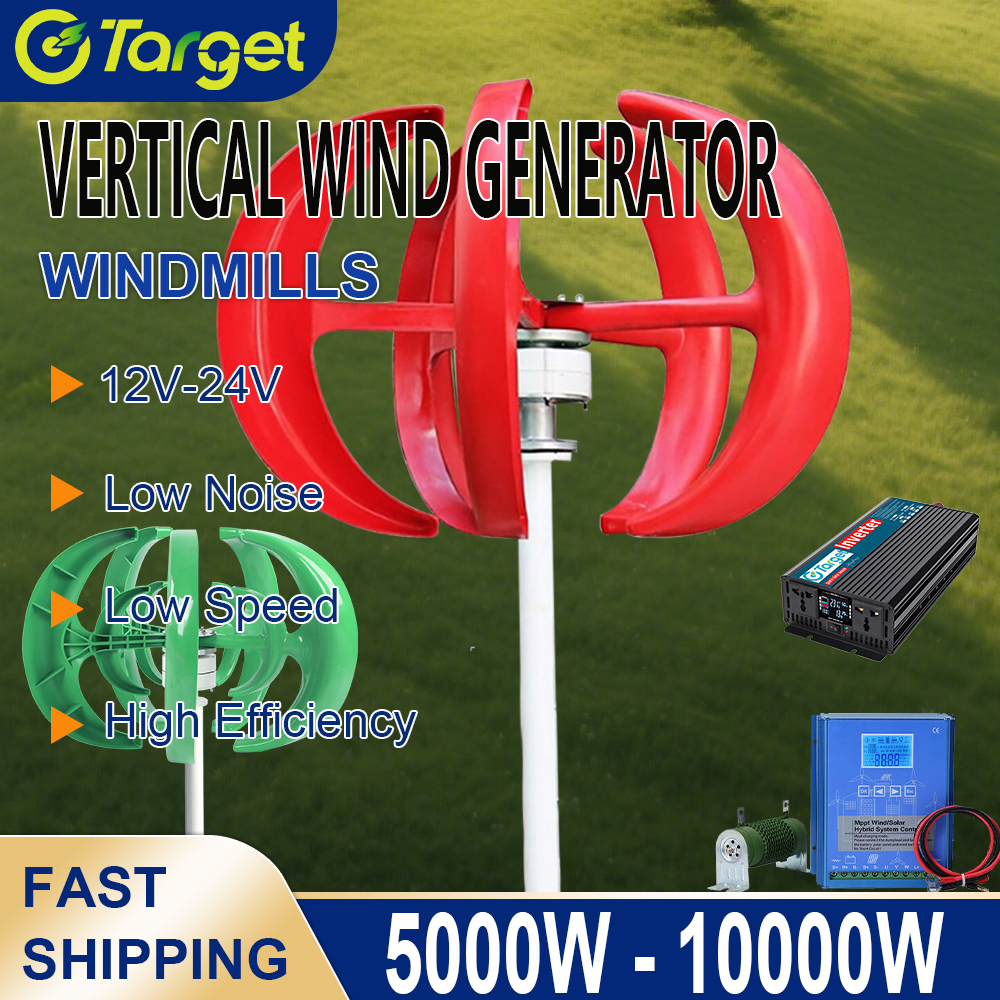 6KW 5 ブレード風車風力タービン発電機無料新エネルギー 8KW 10KW 5000 ワット風力タービン家電発電