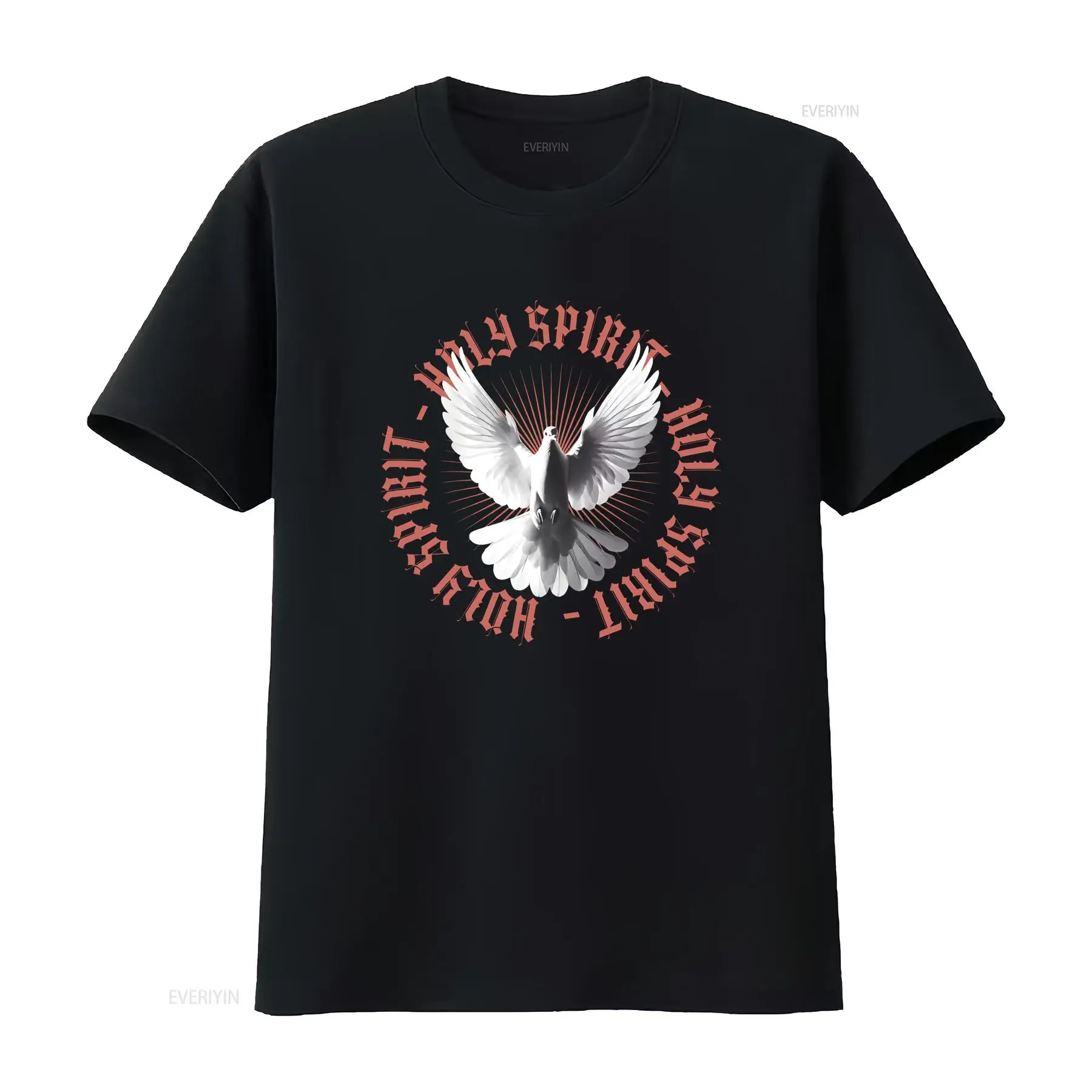 TrueGospelClothing のホーリー スピリット T シャツ クリスチャン ストリートウェア ヴィンテージ コンフォート カラー 1717 ヴィンテージ ウォッシュド カジュアル やや