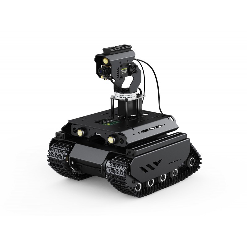 UGV Beast オープンソース オフロード追跡 AI ロボット Raspberry Pi 4B/5 デュアル コントローラーオールメタル ボディ コンピューター ビジョン