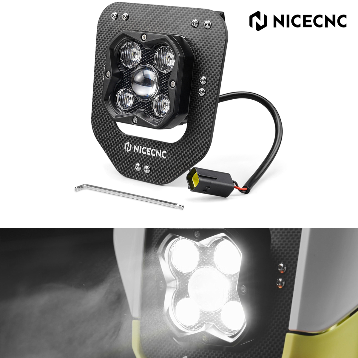 2025 2024 ハスクバーナ TE 300 FE 450 FE 350 オートバイ 3500lm LED ランプヘッドライトキット TE 150 250 300 FE 501 450 350 250 NICECNC