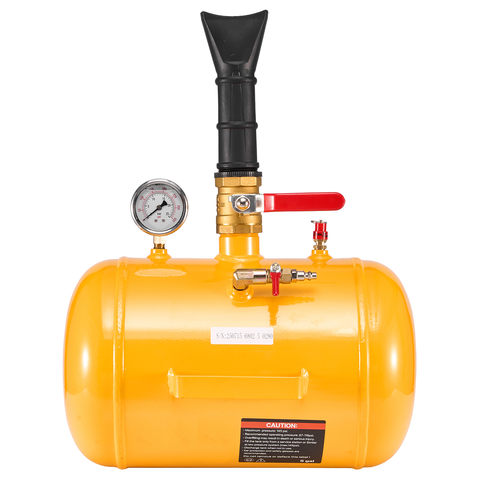 SucceBuy エアタイヤビードシーター 5Gal / 10Gal 87-116 PSI 動作圧力、エアトリガーシートインフレーター ピックアップトラック ATV ジープ用