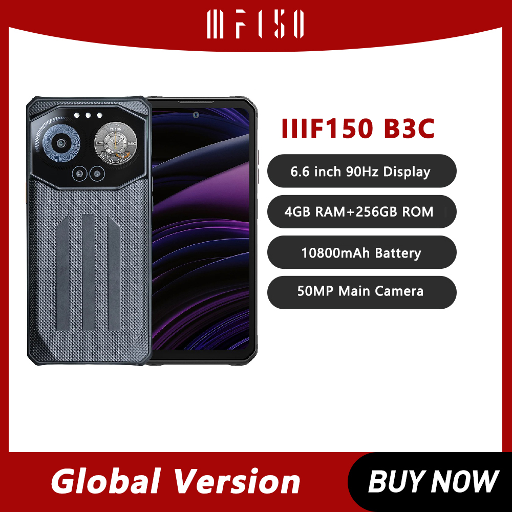 IIIF150 B3C 頑丈なスマートフォンデュアルディスプレイ 16 ギガバイト 256 ギガバイト 50MP カメラ 10800mAh アンドロイド 14 超薄型頑丈な電話グローバルバージョン