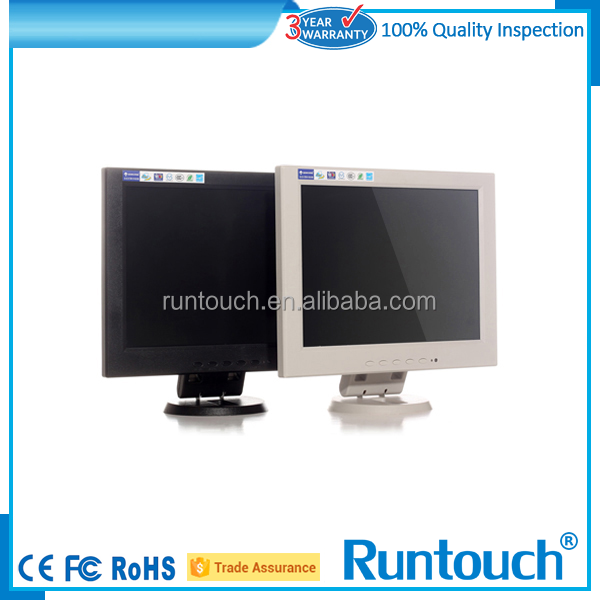 Runtouch RT-1200 12.1 インチ タッチ スクリーンおよび非タッチ モニターが利用可能