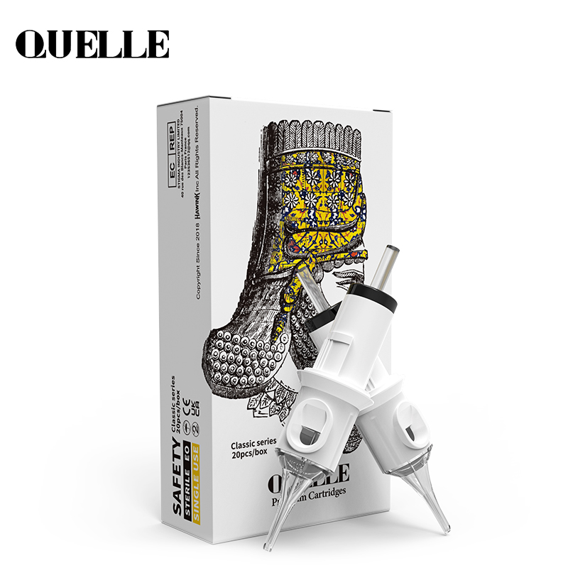 QUELLE 20 個タトゥー カートリッジ針ブティック RL/RS/M1/RM