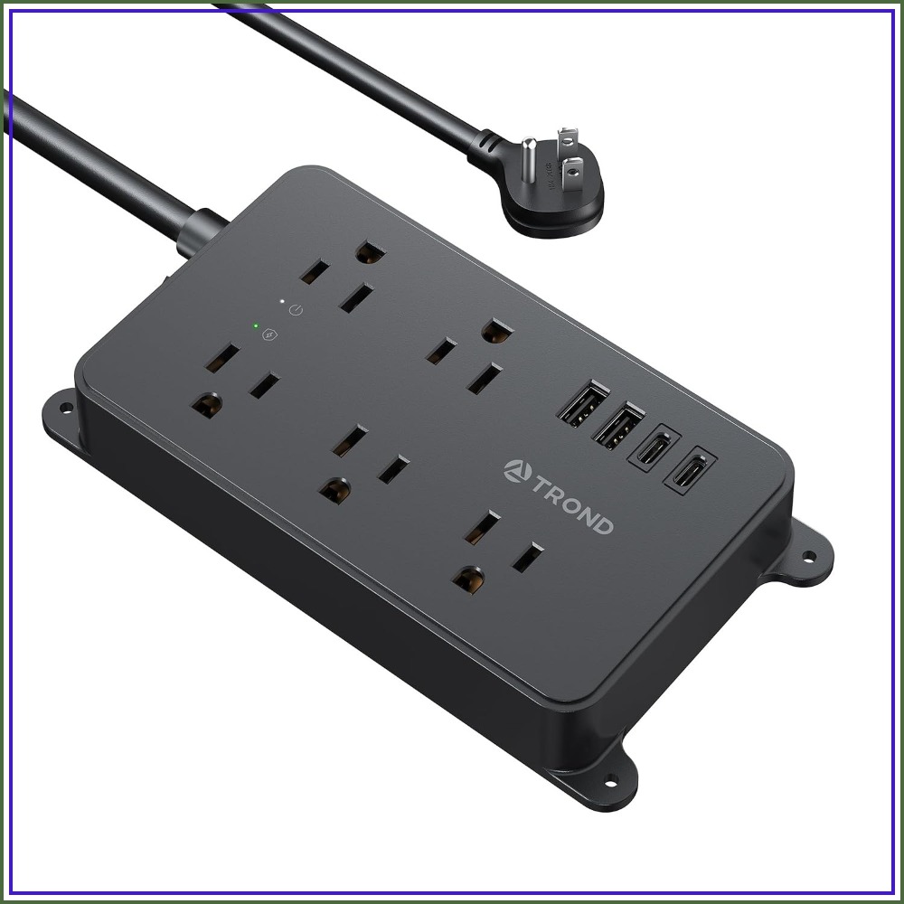 5 コンセントサージプロテクター、2 USB A