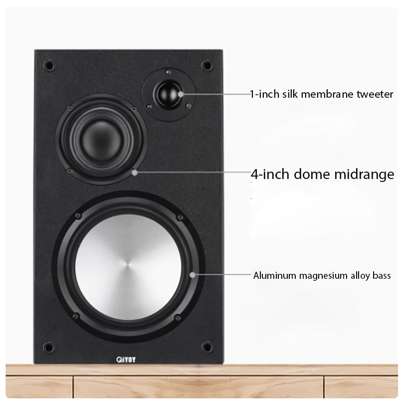 AOSIBAO D9 6.5 インチ 8 インチパッシブスピーカー HIFI ハイエンドブックシェルフスピーカー 8 オームホームシアタースピーカーユニットオーディオサウンドボックス