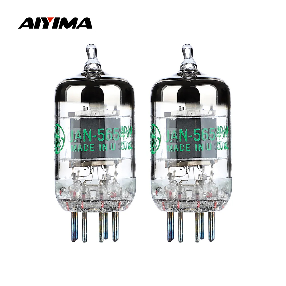 AIYIMA 1 ペア GE 5654W 真空管バルブ真空電子管アップグレード 6J1 6m1 6AK5 6J1P EF95 ペアリングオーディオアンプ