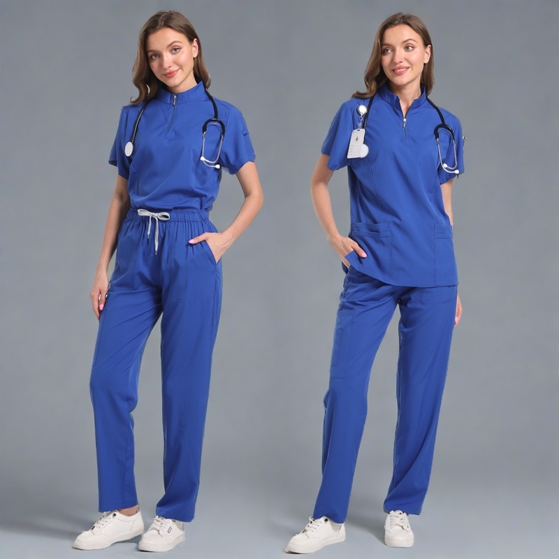 卸売スクラブ制服セット医療スクラブストレッチスーツヘルスケア看護用品ユニセックス手術服女性男性制服