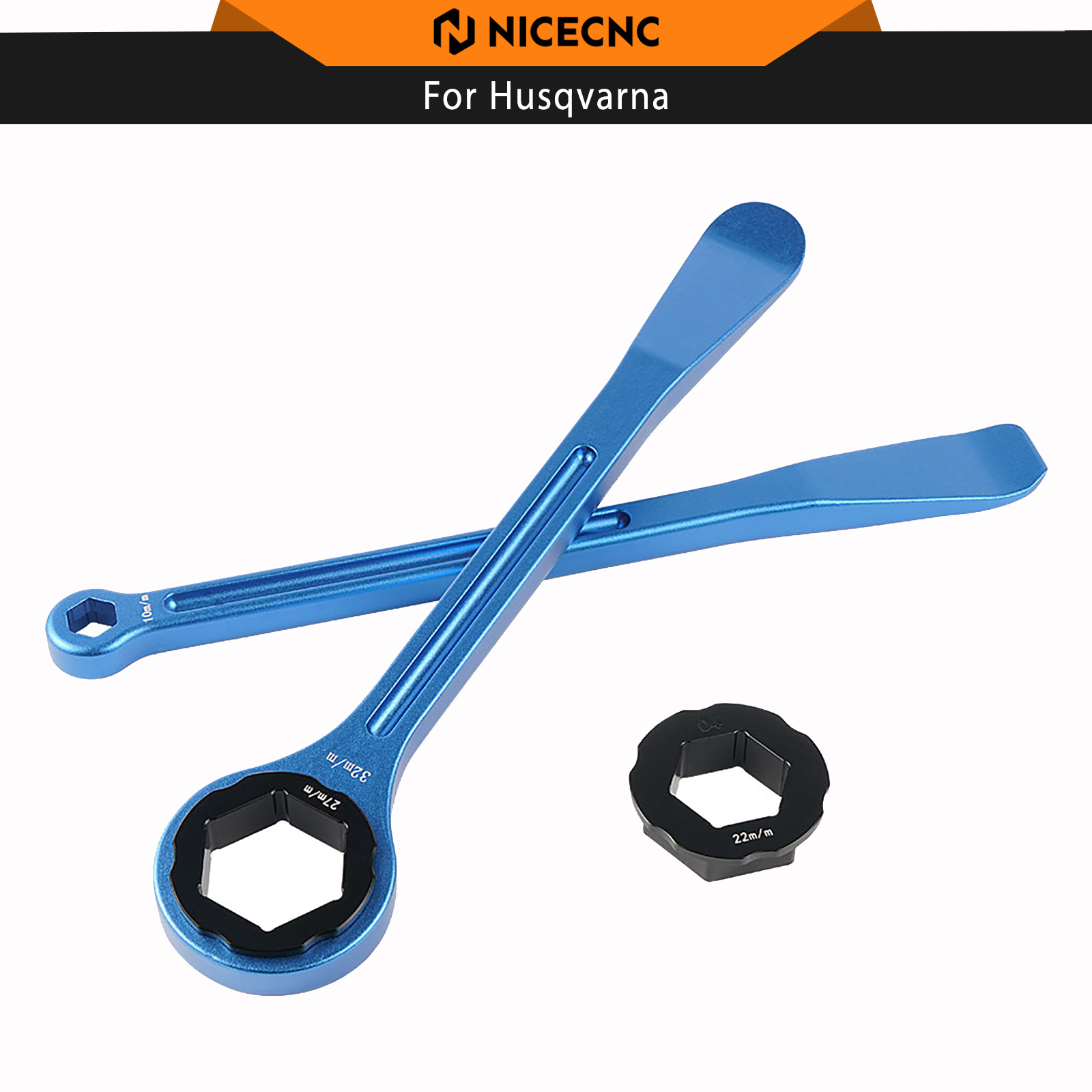 NICECNC タイヤツールレバースプーンアクスルレンチタイヤ交換削除ハスクバーナ TE300 TE250 FE350 FE450 FE501 FE250 TX300 2014-2022
