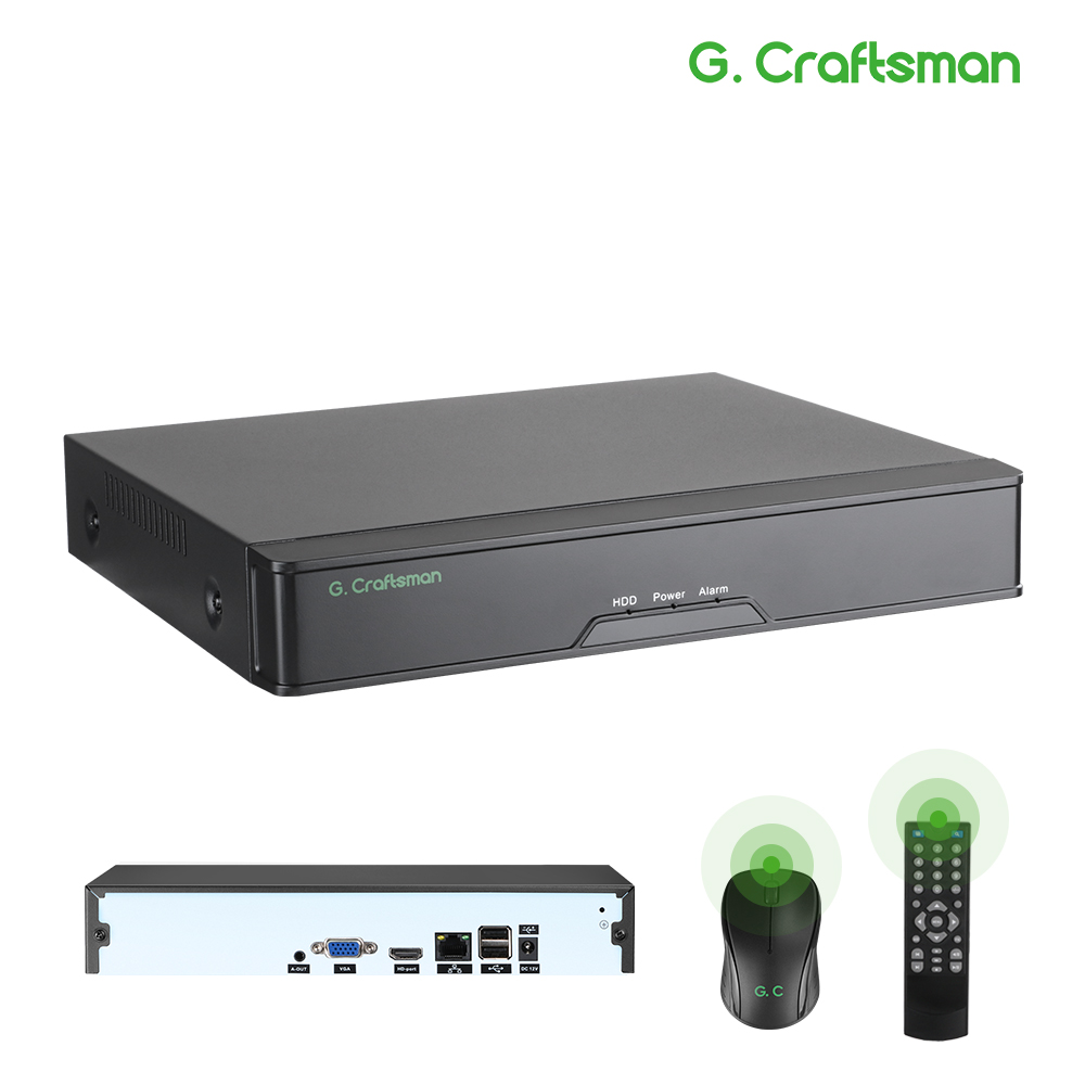 XMeye 16ch NVR 4K ネットワークビデオレコーダー レジスター H.265X 1 HDD 24/7 録画 IP カメラ P2P システム セキュリティフェイス