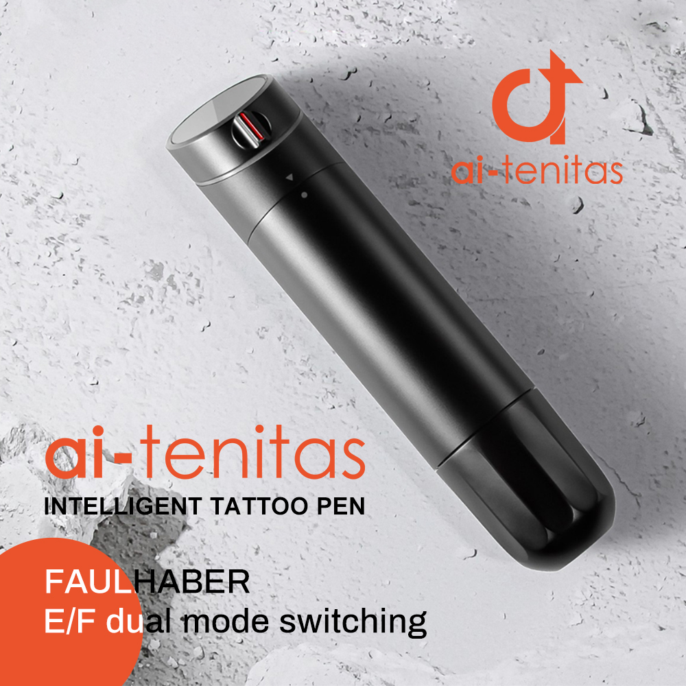 PROPHET T100 ワイヤレスタトゥーマシン、FAULHABER ブラシレスモーター、高度な AiTenitas APP 制御、UV 滅菌ボックス付き