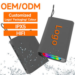OEM/ODM対応ミニポータブルスマートスピーカー、プロフェッショナルオーディオミュージック、アウトドアパーティー、防水バッテリー駆動、ワイヤレスBTスピーカー