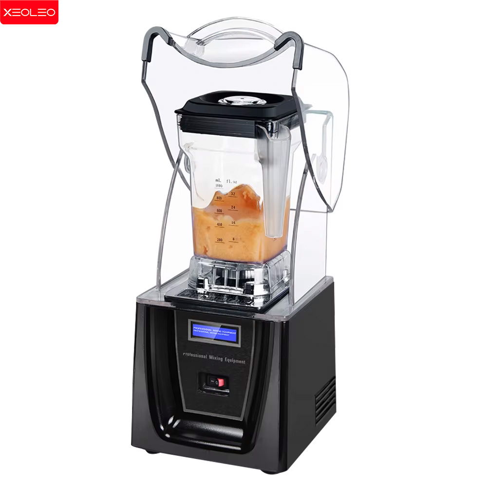 Xeoleo 商業高性能ブレンダー遮音性 1800 ワットフードミキサー 2L ヘビーデューティブレンダー BPA フリーミュートスムージーメーカー