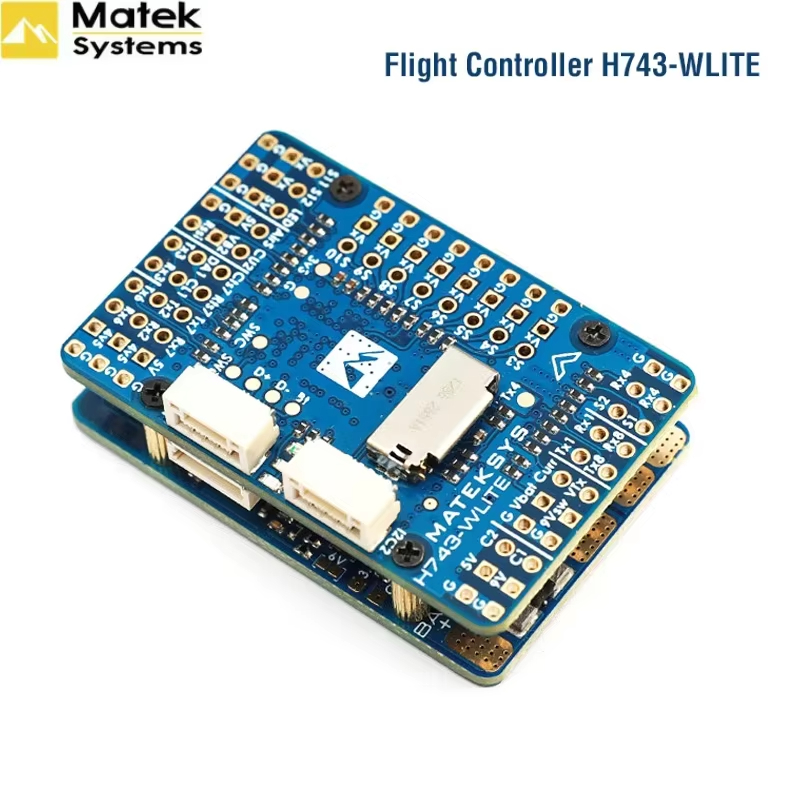 Matek H743-WLITE フライト コントローラー STM32H743 ICM-42688P (MicroSD ブラックボックス OSD 付き)