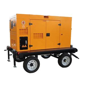 僻地の農場での屋外作業向け・静音型 50kW・80kW 全天候対応ポータブル大型ディーゼル発電機　メーカー直販価格