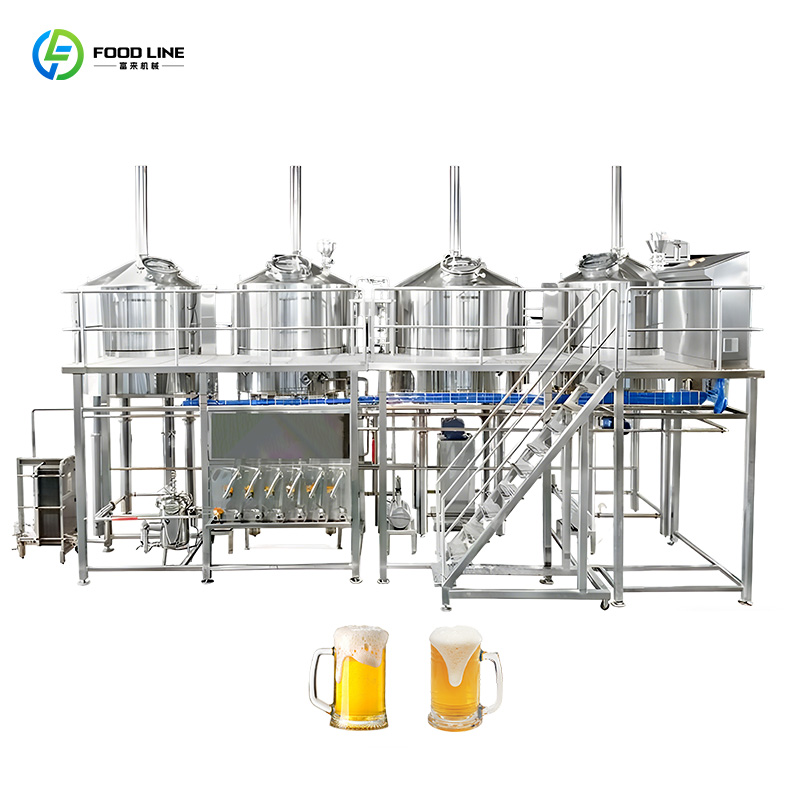 カスタマイズされたグリーンビール生産装置黒ビール醸造ライン小麦ビール製造機械