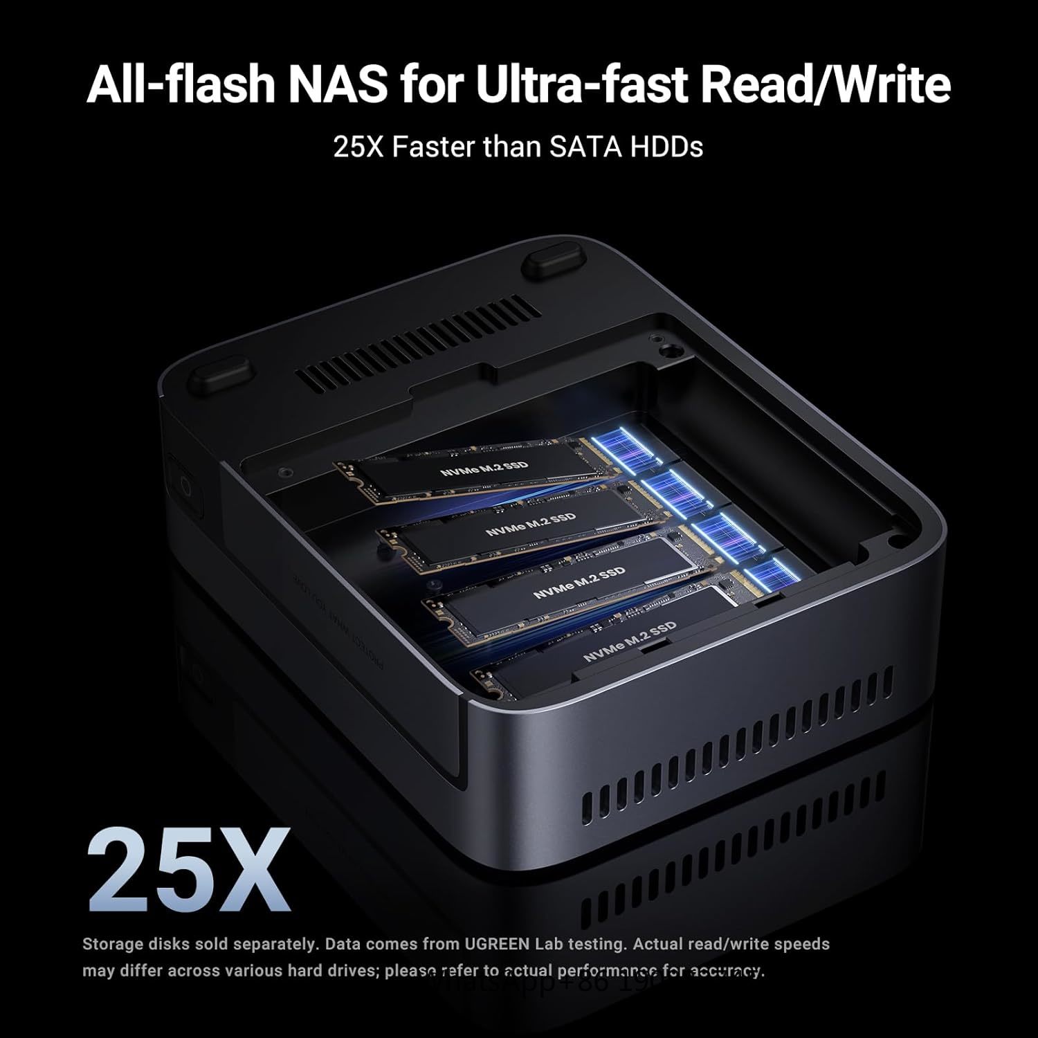 UGREEN NASync DXP480T Plus 4 ベイ NAS WiFi 6 4 * M.2 NVMe スロット 8K HDMI 2 * TBT4 DXP480T ネットワーク接続ストレージ i5 1235u