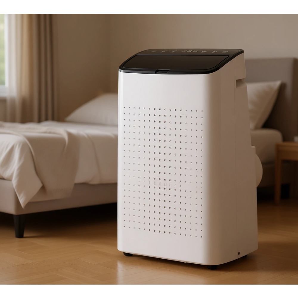 750 平方フィート用 14000 BTU ポータブル エアコン、内蔵除湿機、ファンおよびスリープ モード、24 時間タイマー、設置キット