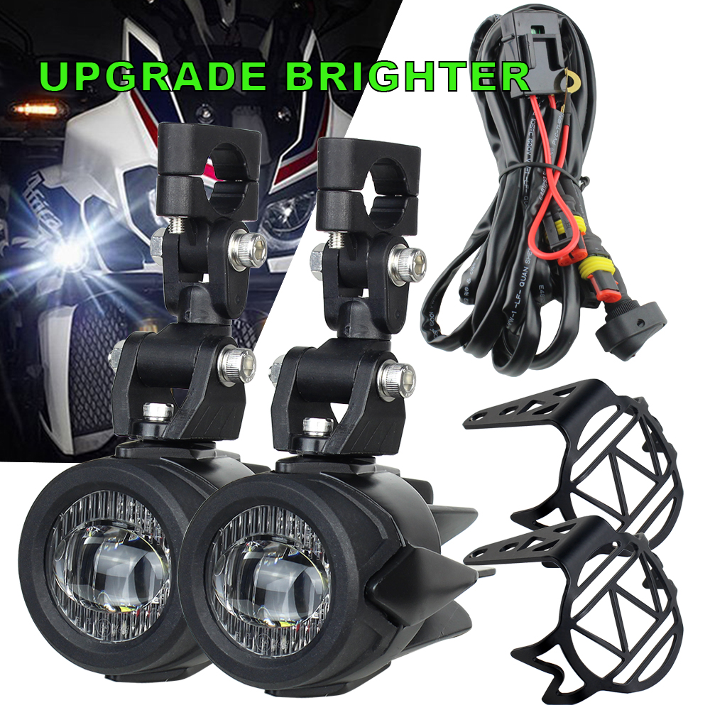 アップグレードオートバイフォグライト補助ライト明るいランプ 40 ワット 6000 K BMW R1200GS F800GS F700GS F650 K1600