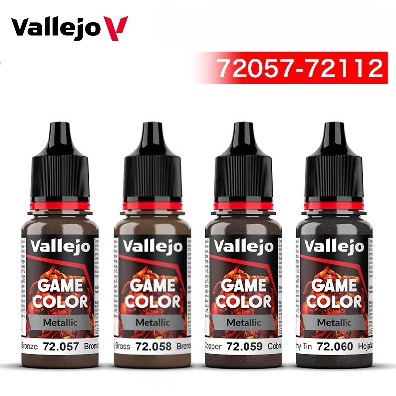Vallejo ゲーム 17 ミリリットルプロフェッショナルモデルペイントアクリル顔料 DIY 手芸ゲームフィギュアミリタリーモデル着色ペイント 72052-72118