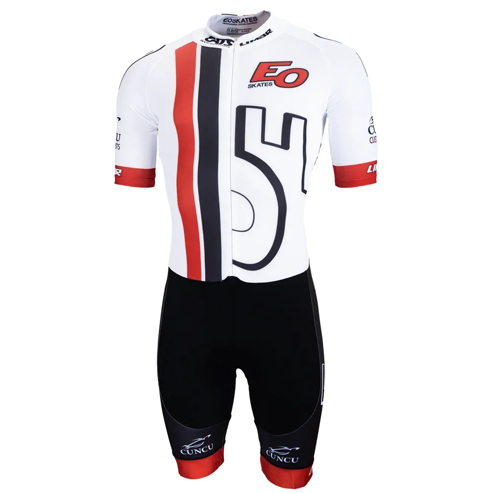Racing Suit Triathlon Men Inline Speedsuit Roller Skate Skinsuit Kit Fast Skating Clothing One Piece No Cushion