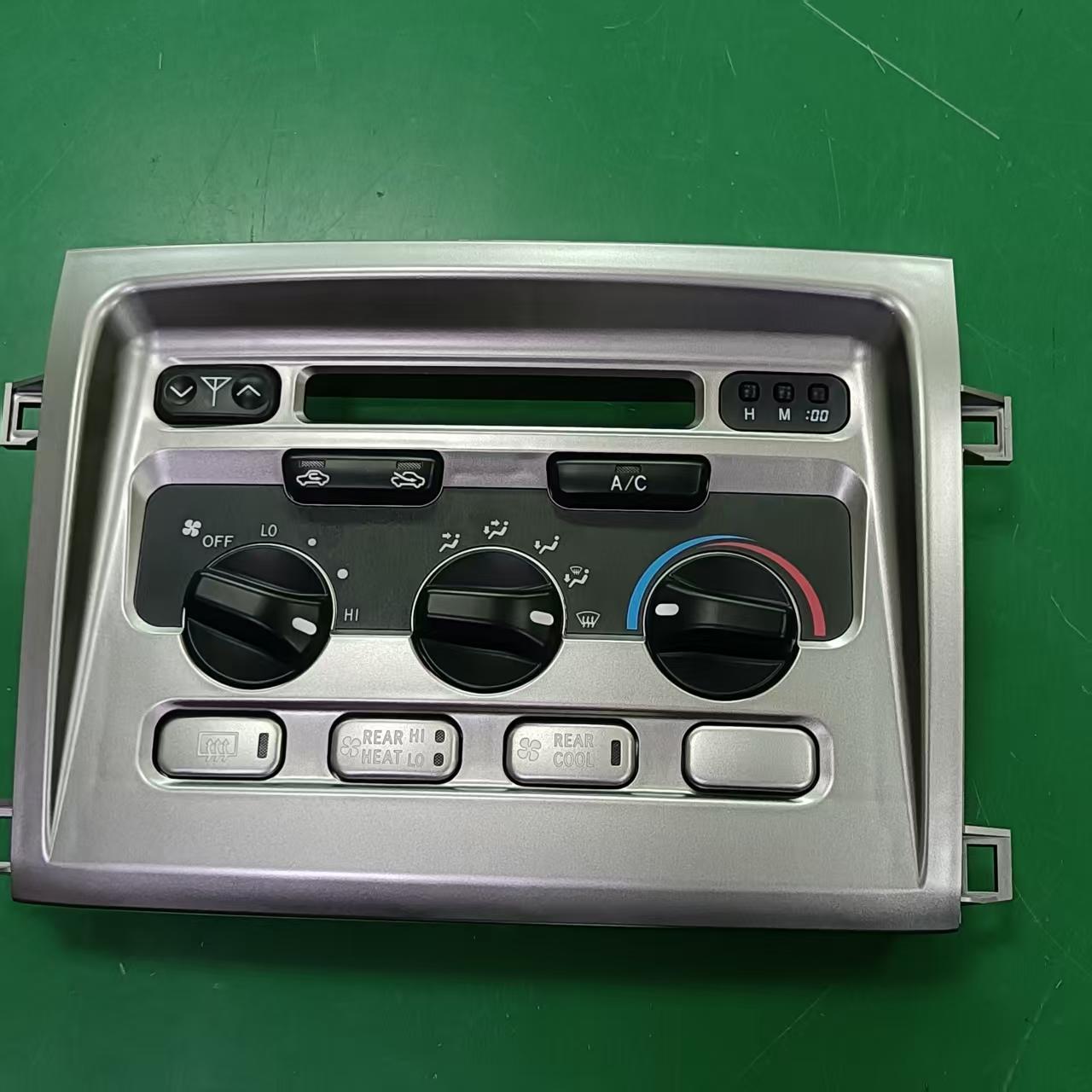 グレー色エアコンパネル気候制御トリムボタン 2007-2015 FJ クルーザー