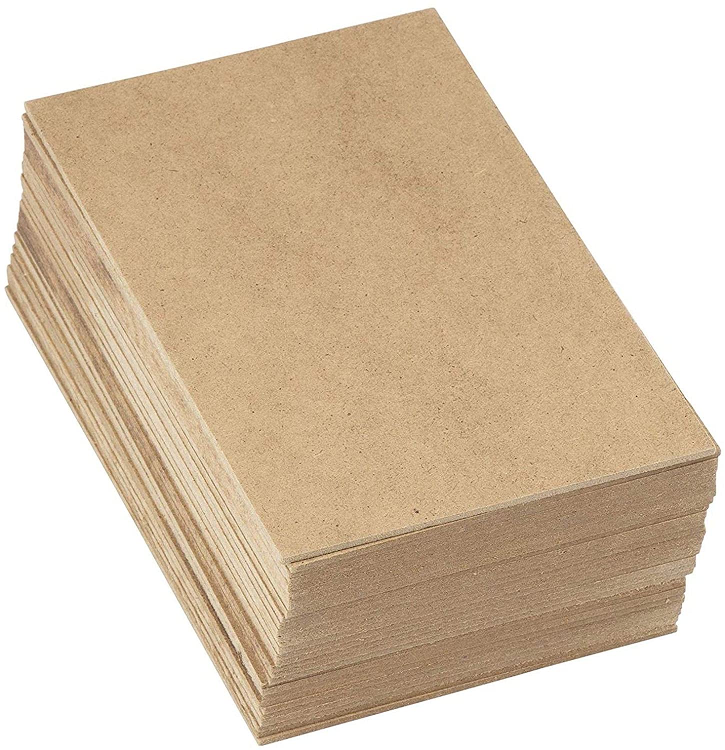 10 パック ブラウン MDF 木製ボード 中密度繊維板 堅木板 150x200mm 厚さ 2mm