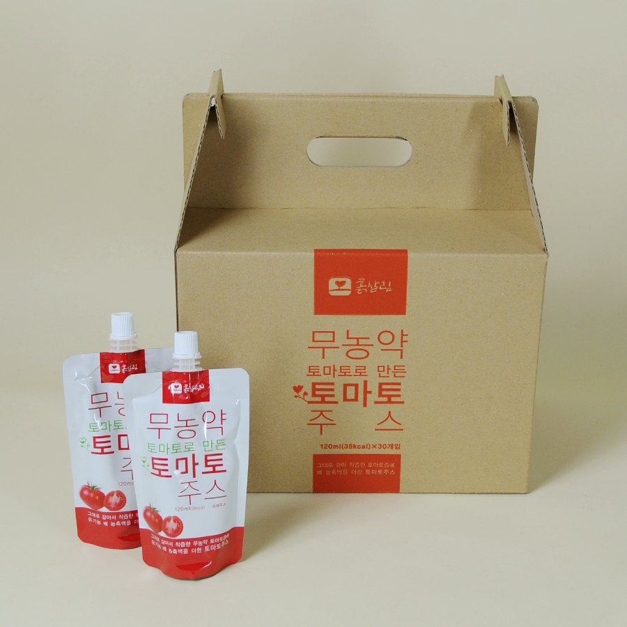 【フクサリム食品】韓国産有機トマトジュース 120ml K-FOOD K-DRINK