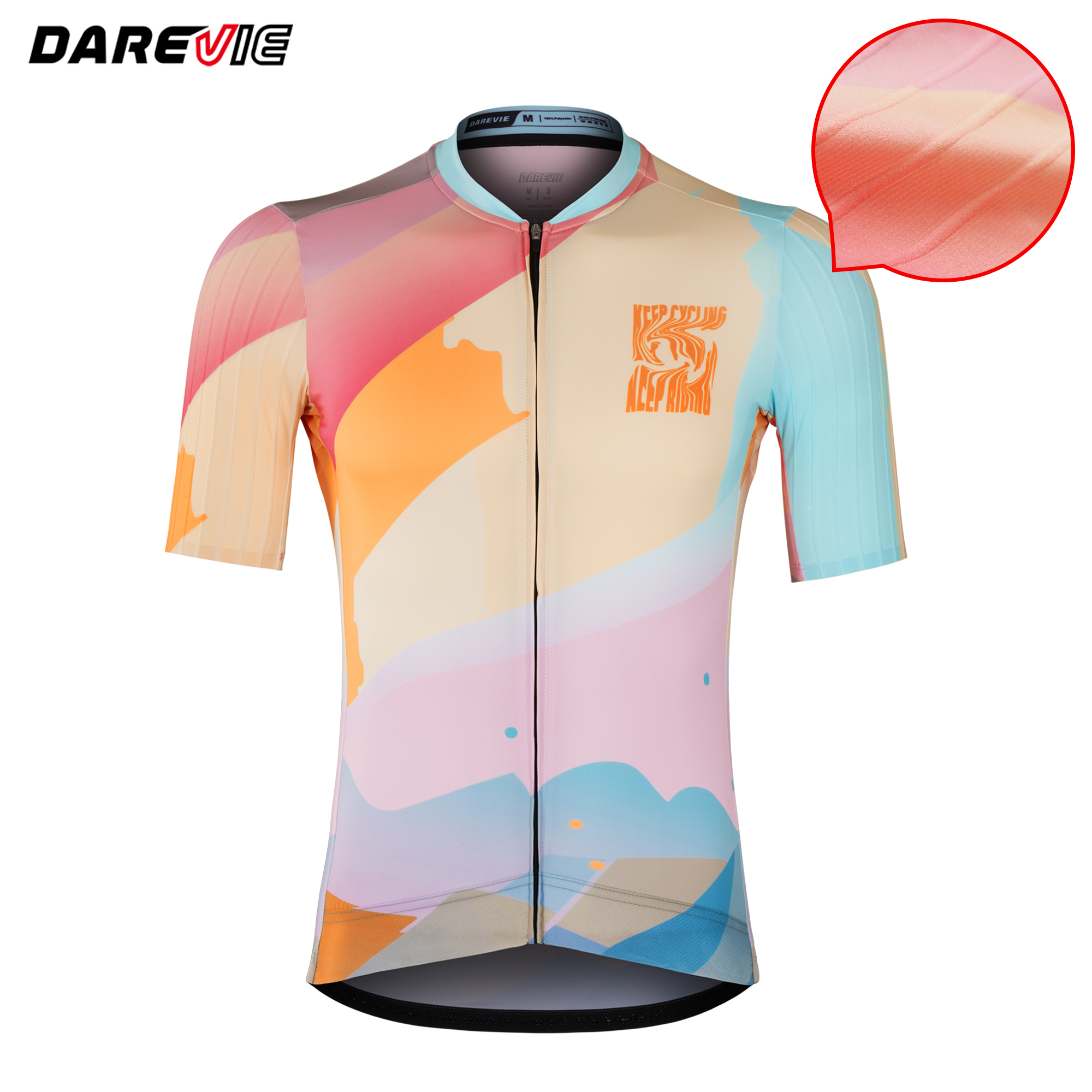 DAREVIE エアロマンサイクリングマイヨ高速スリムフィットサイクリングジャージ男 2025 空気力学サイクリング服男性のための速乾性
