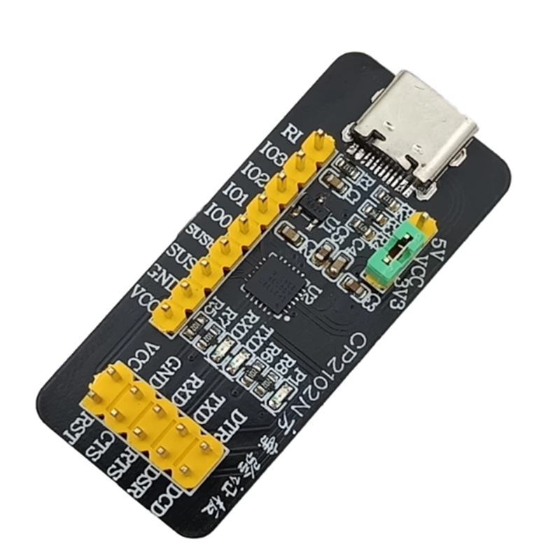 1 個 CP2102N-A02-GQFN24R Type-C USB to TTL UART シリアルコンバータ CP2102N チップソリューション評価デバッグデモボード A