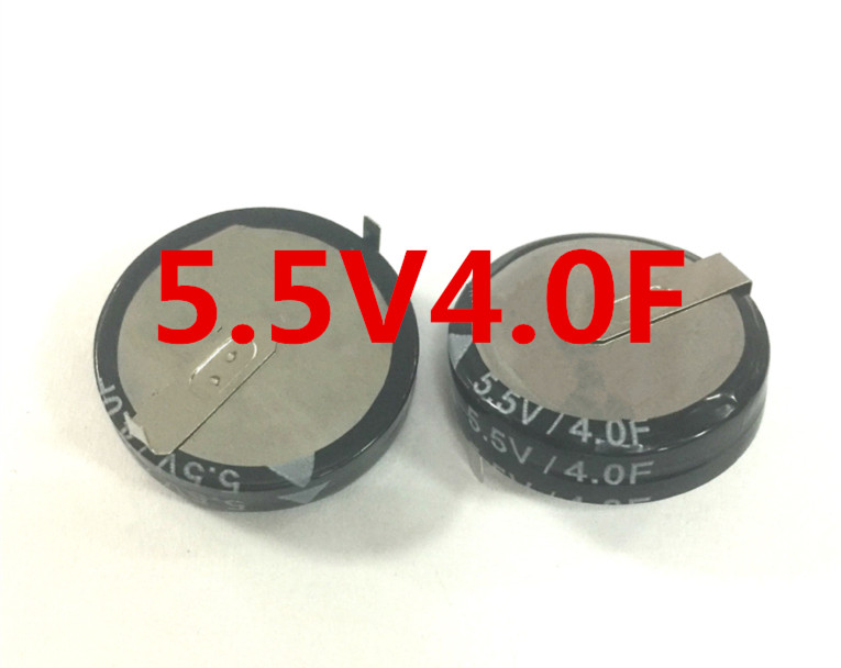 5.5V 4F H スタイル水平スーパーキャパシタファラキャパシタ二重層キャパシタ低 ESR 高速充電ロングライフ