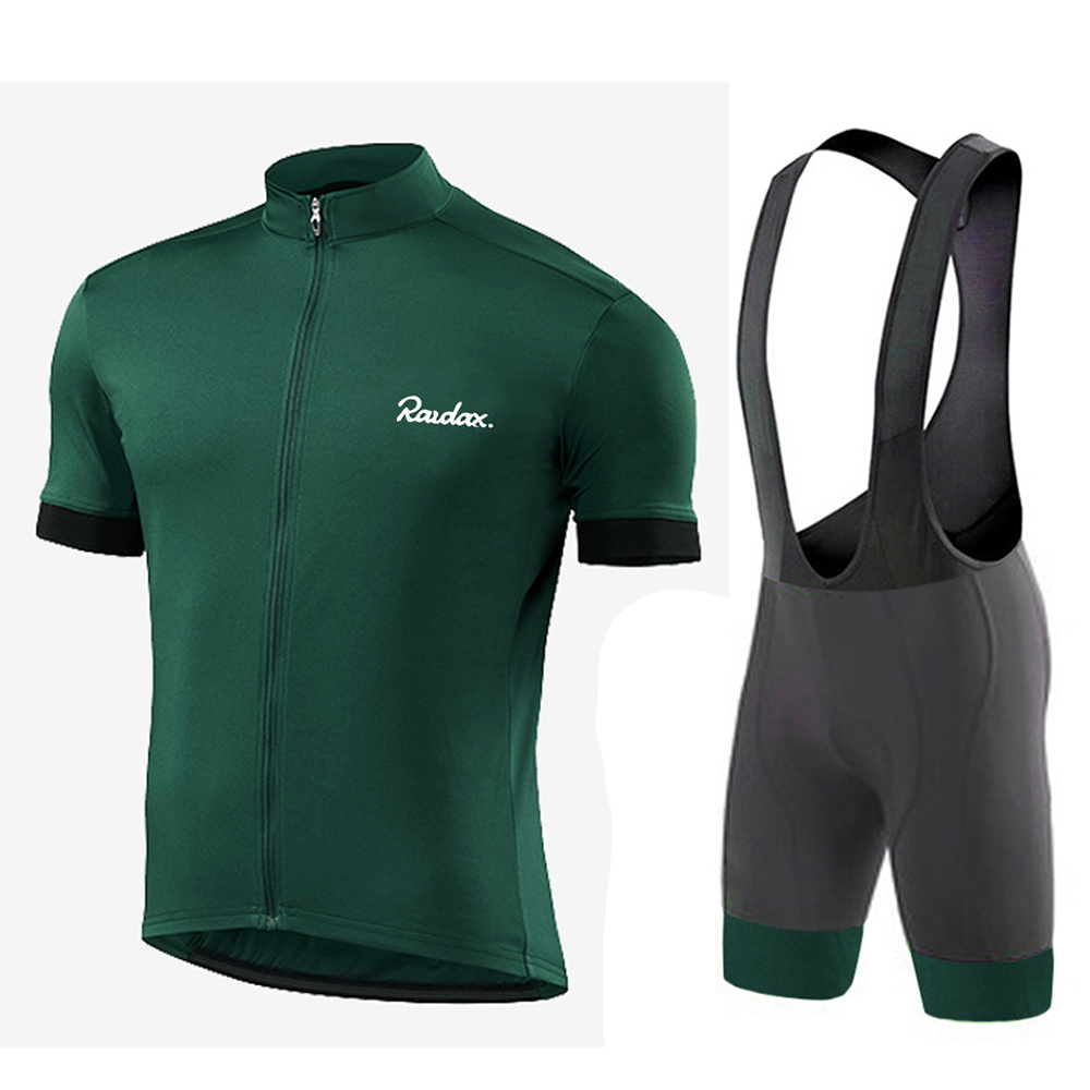サイクリングジャージ 2025 チーム Raudax 男性サイクリングセットレーシング自転車服スーツ通気性マウンテンバイク服スポーツウェア