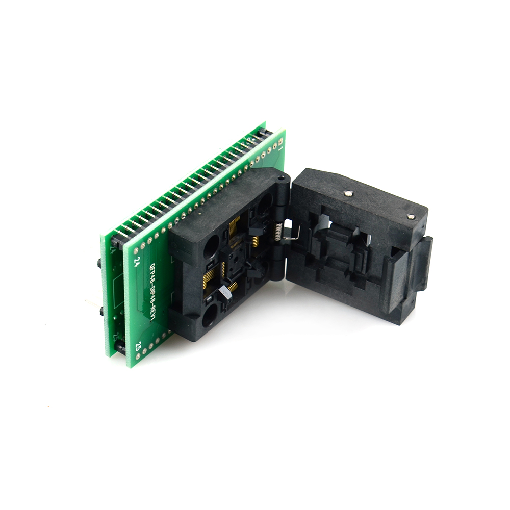 QFP48 - DIP48 ICテストソケット 0.5mmピッチ /LQFP48 - DIP48プログラミングアダプタ / TQFP48 - DIP48アダプタ