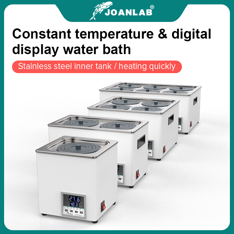 JOANLAB 実験室用恒温デジタル水槽ヒーター表示実験機器 サーモスタットタンク シングルホール 110V 220V