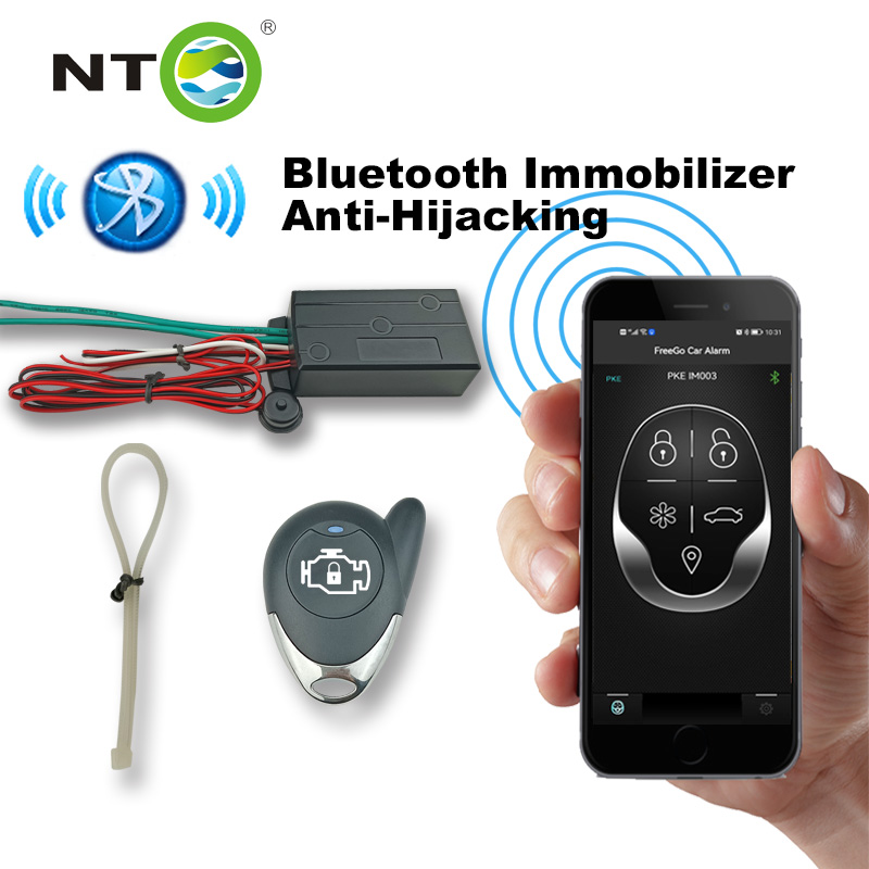 車両セキュリティ DC12V 電源スマートオートスタートストップ BT イモビライザーシステム抗ハイジャック車警報システム NT-IM003