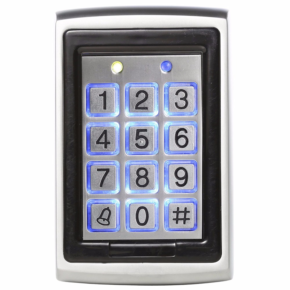 独立したアクセス コントローラ RFID アクセス コントロール キーボード 防水デジタル パネル カード リーダー ドア ロック システム