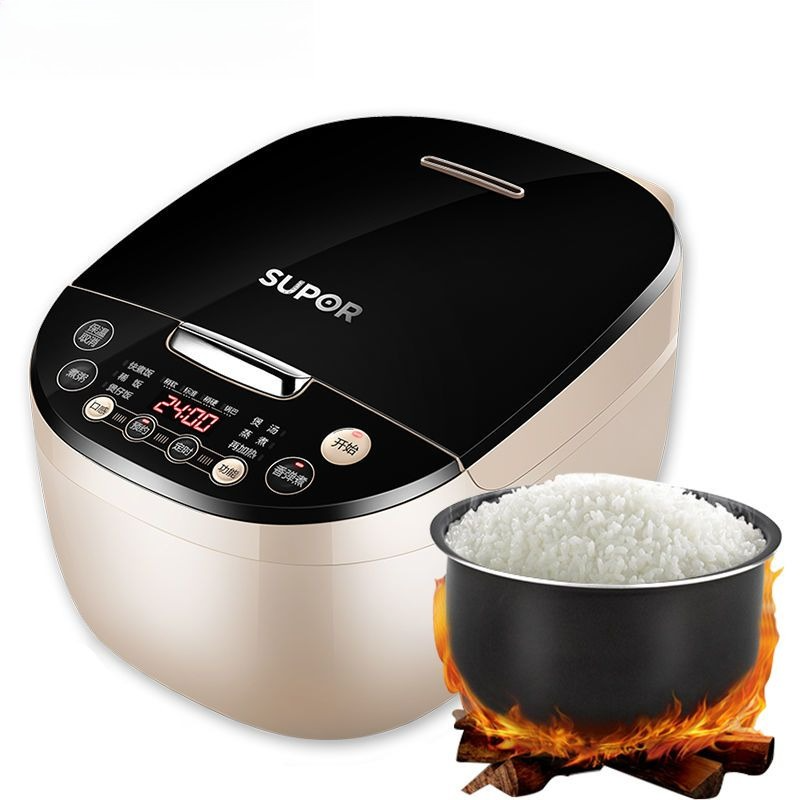 3L スマート炊飯器多機能厚鍋ノンスティック電気炊飯器薪炊き風味家庭用