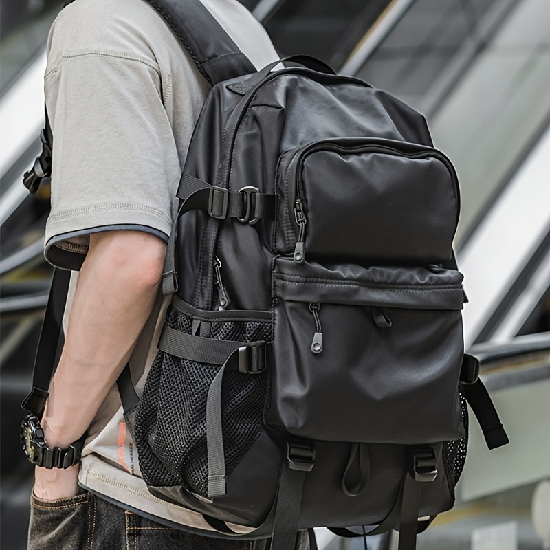 ZUOKEDISI航空承認の15.6インチラップトップトラベルバックパック、靴箱と荷物ストラップ付き、ハイキングバックパック