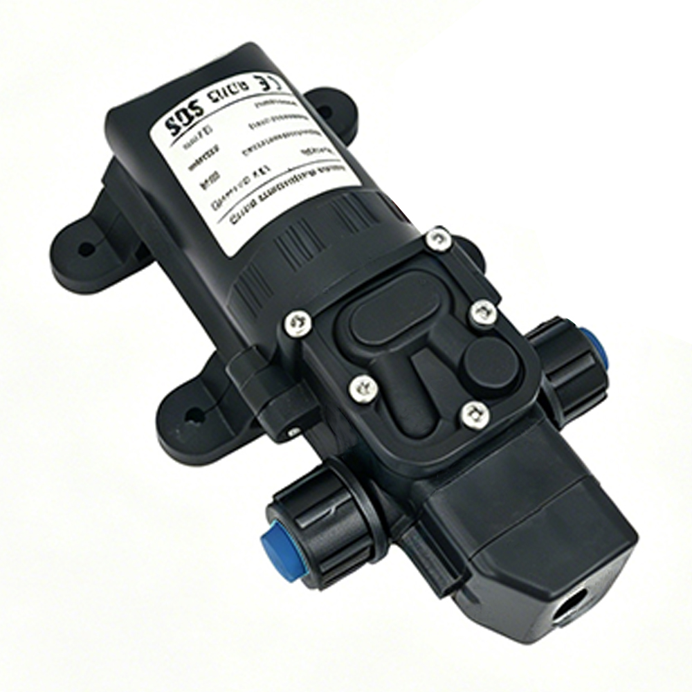 DC12V 60 ワット 120PSI 5L/分農業電動ウォーターポンプ黒マイクロ高圧ダイヤフラム水噴霧器洗車