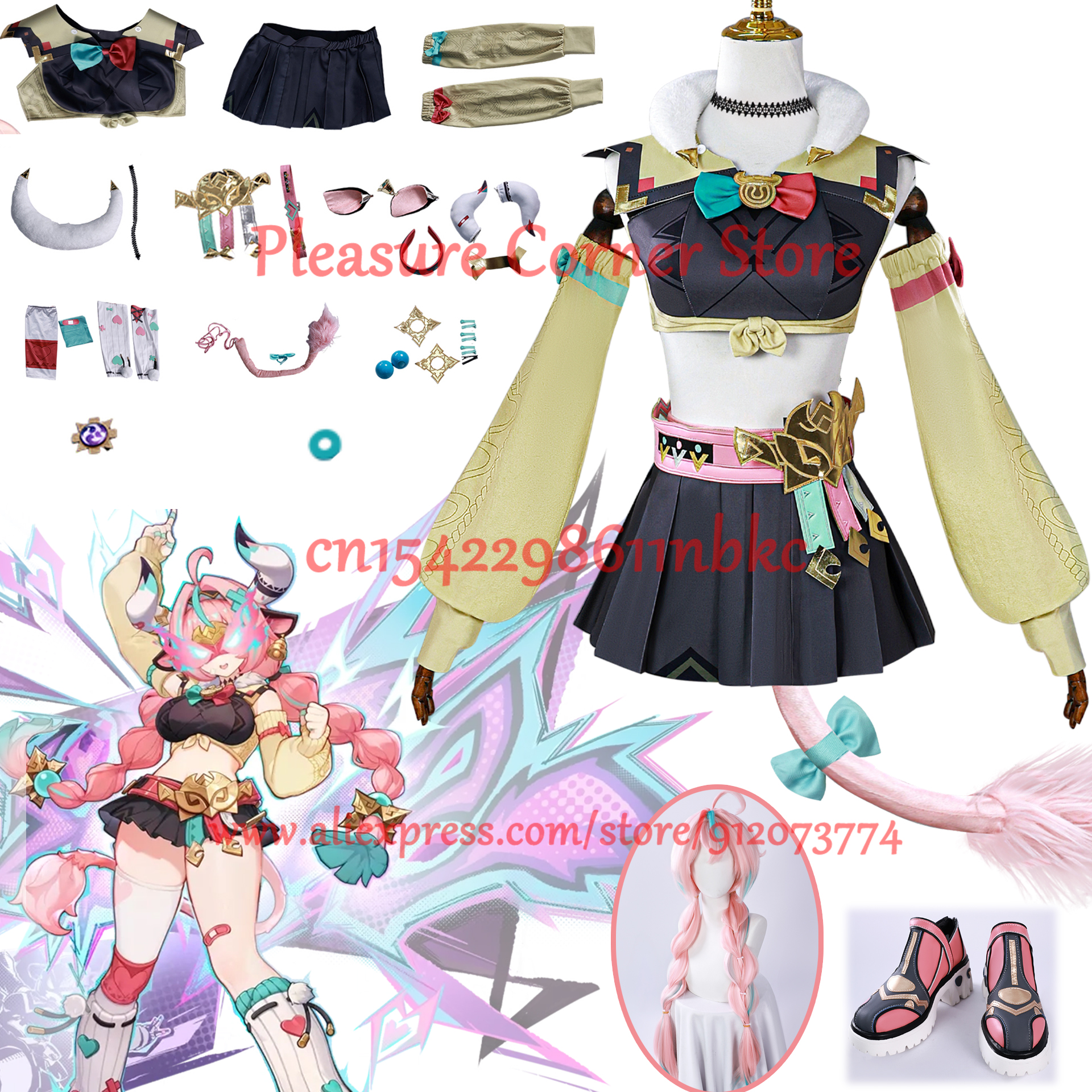 在庫あり 2025 ゲーム原神ヴァレーサコスプレ衣装フルセット制服衣装ヴァレーサコスプレ衣装ロールプレイ小道具
