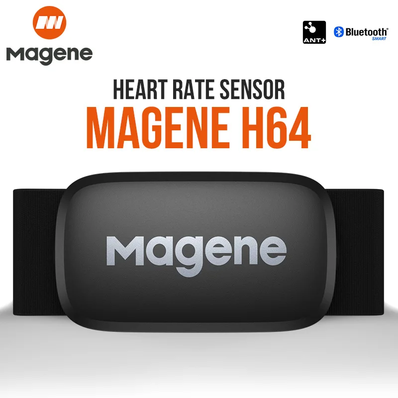Magene H64 心拍数センサーデュアルモード ANT Bluetooth チェストストラップ付きサイクリングコンピュータバイク forWahoo Garmin スポーツモニター