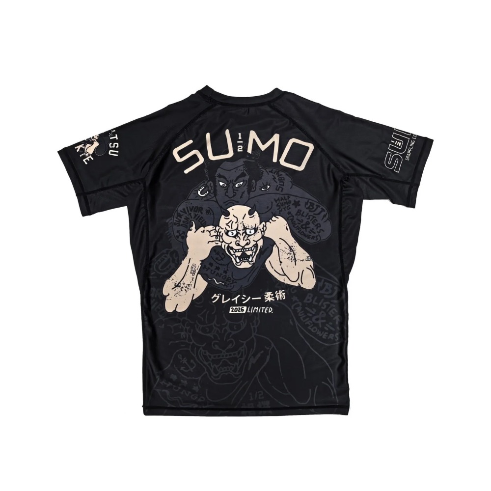 2026 新日本柔術般若テーマ耐摩耗 Tシャツ通気性速乾性スポーツトレーニングスーツメンズスポーツ Tシャツ