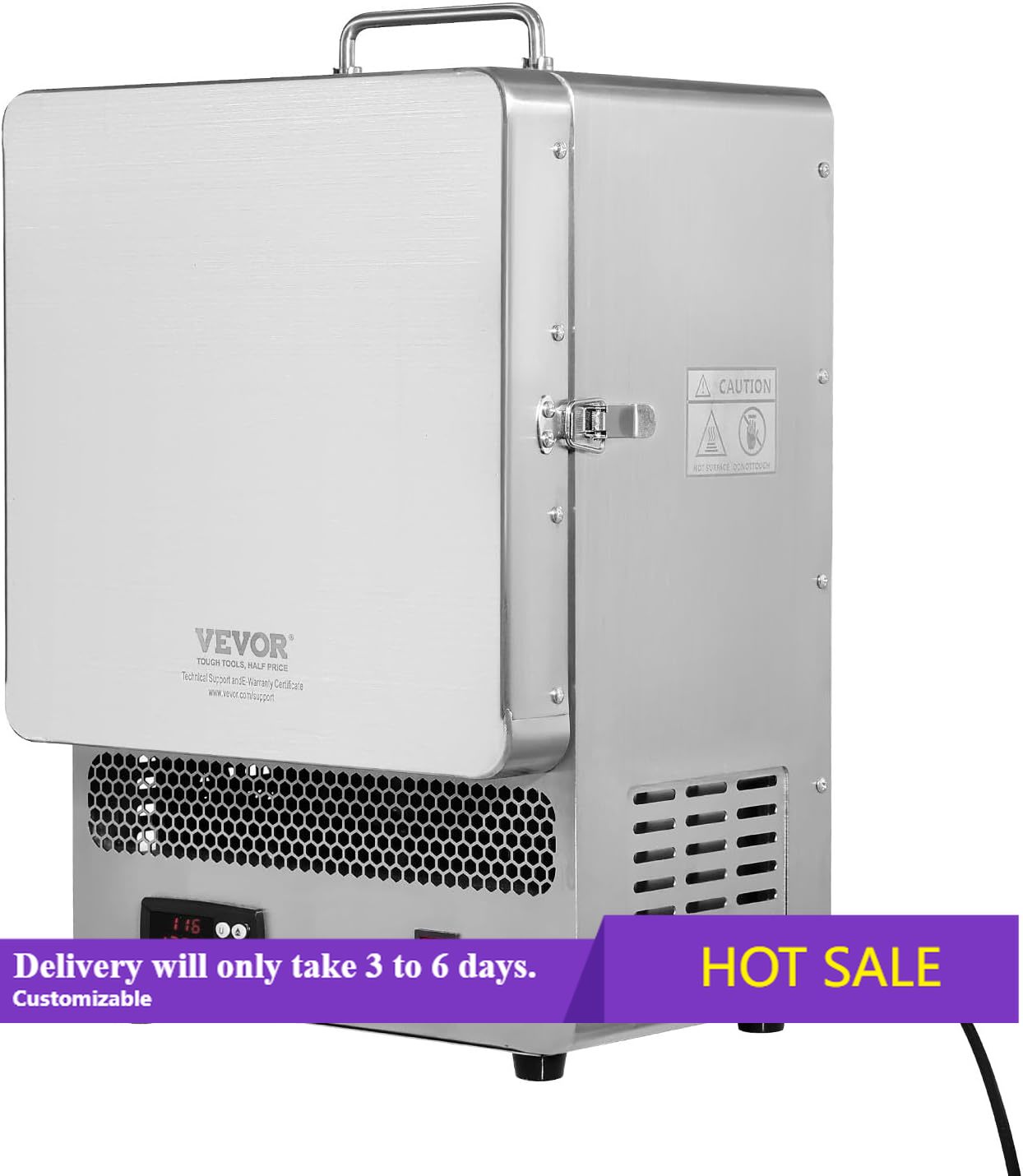 電気窯、1500W溶解炉最高温度2192℉/1200℃、ステンレス鋼、ワックス鋳造用