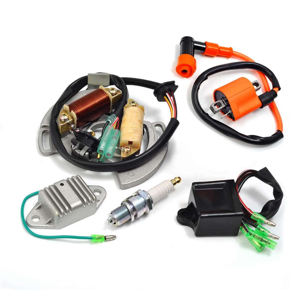 点火コイルスパークプラグ CDI レギュレータステータヤマハブラスター 200 YFS200 1997-2001 OEM 3FL-85540-10-00 3KJ-82310-10-00