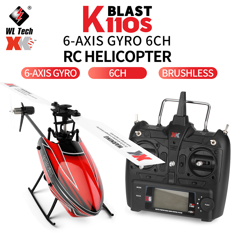 Wltoys XK K110S 6CH 3D 6G システムリモコン玩具ブラシレスモーター 2.4 グラム RC ヘリコプター BNF/RTF 双葉 S-FHSS と互換性