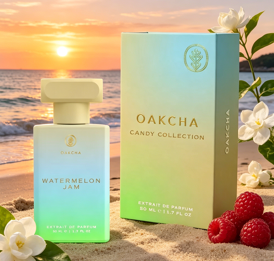 OAKCHA スイカジャム中性香水スプレー、小型で持ち運びに便利、フレッシュでフルーティー、持続的な香り